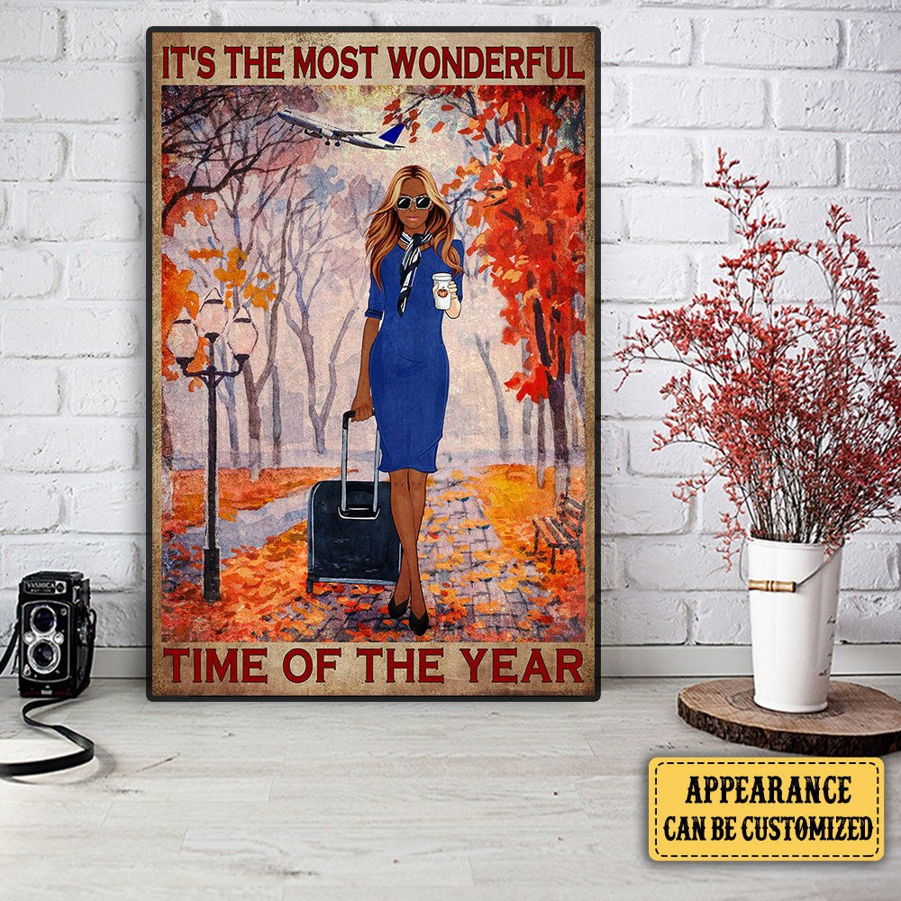 Personalized Flight Attendant It's The Most Wonderful Time Of The Year Posterwdwq eqw easdasd Personalized Flight Attendant It's The Most Wonderful Time Of The Year Posterewq wqe wqeaadk.