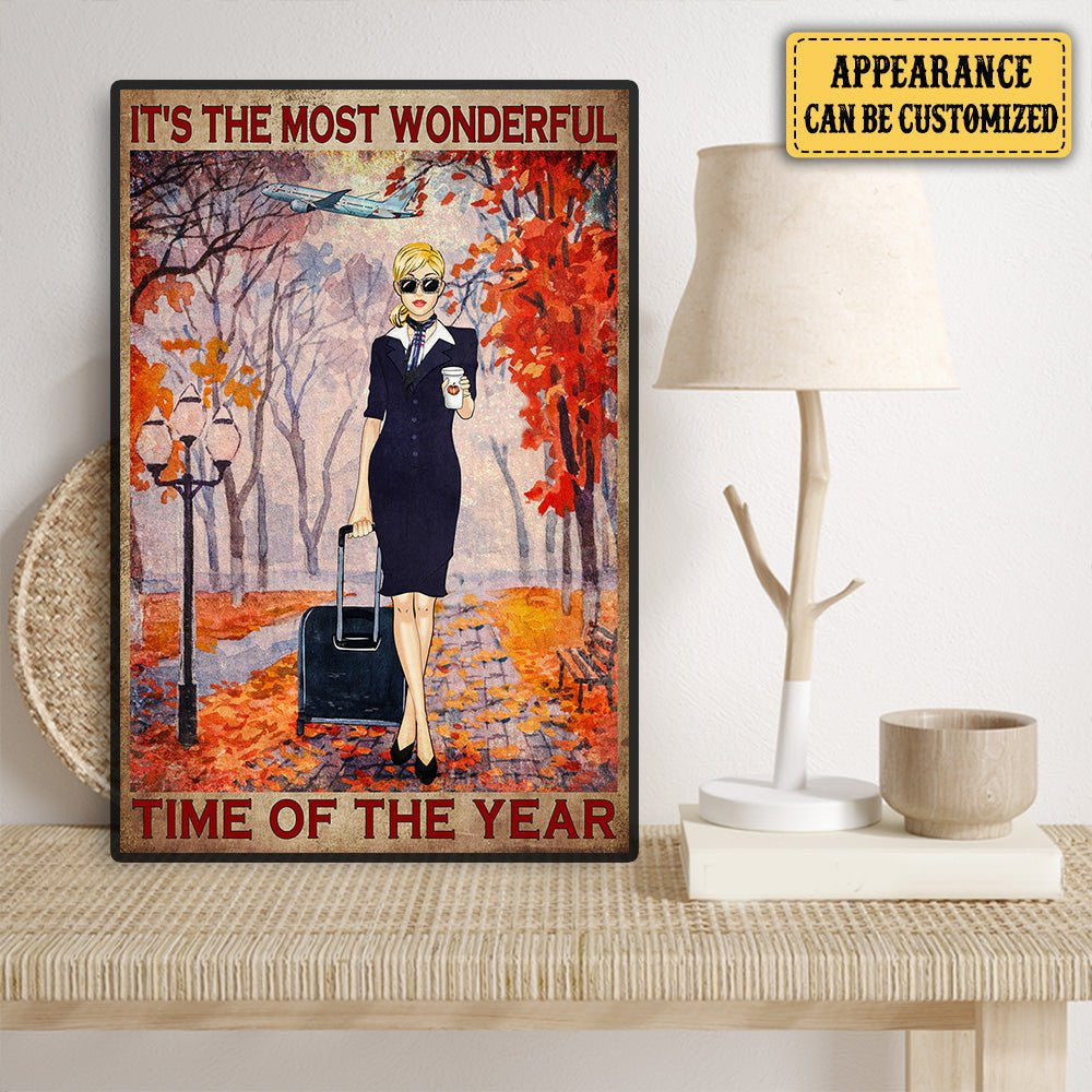 Personalized Flight Attendant It's The Most Wonderful Time Of The Year Posterwdwq eqw easdasd Personalized Flight Attendant It's The Most Wonderful Time Of The Year Posterewq wqe wqeaadk.