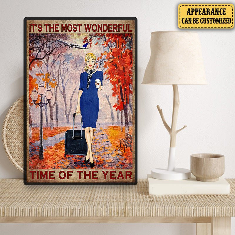 Personalized Flight Attendant It's The Most Wonderful Time Of The Year Posterwdwq eqw easdasd Personalized Flight Attendant It's The Most Wonderful Time Of The Year Posterewq wqe wqeaadk.