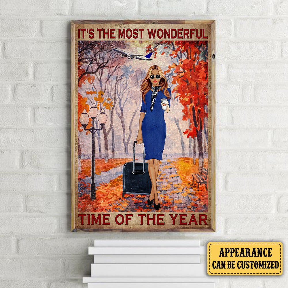 Personalized Flight Attendant It's The Most Wonderful Time Of The Year Posterwdwq eqw easdasd Personalized Flight Attendant It's The Most Wonderful Time Of The Year Posterewq wqe wqeaadk.
