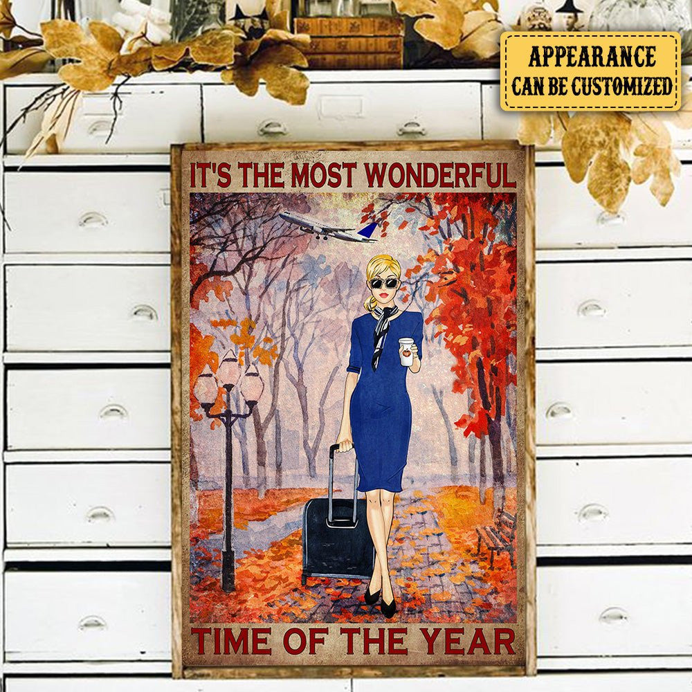 Personalized Flight Attendant It's The Most Wonderful Time Of The Year Posterwdwq eqw easdasd Personalized Flight Attendant It's The Most Wonderful Time Of The Year Posterewq wqe wqeaadk.