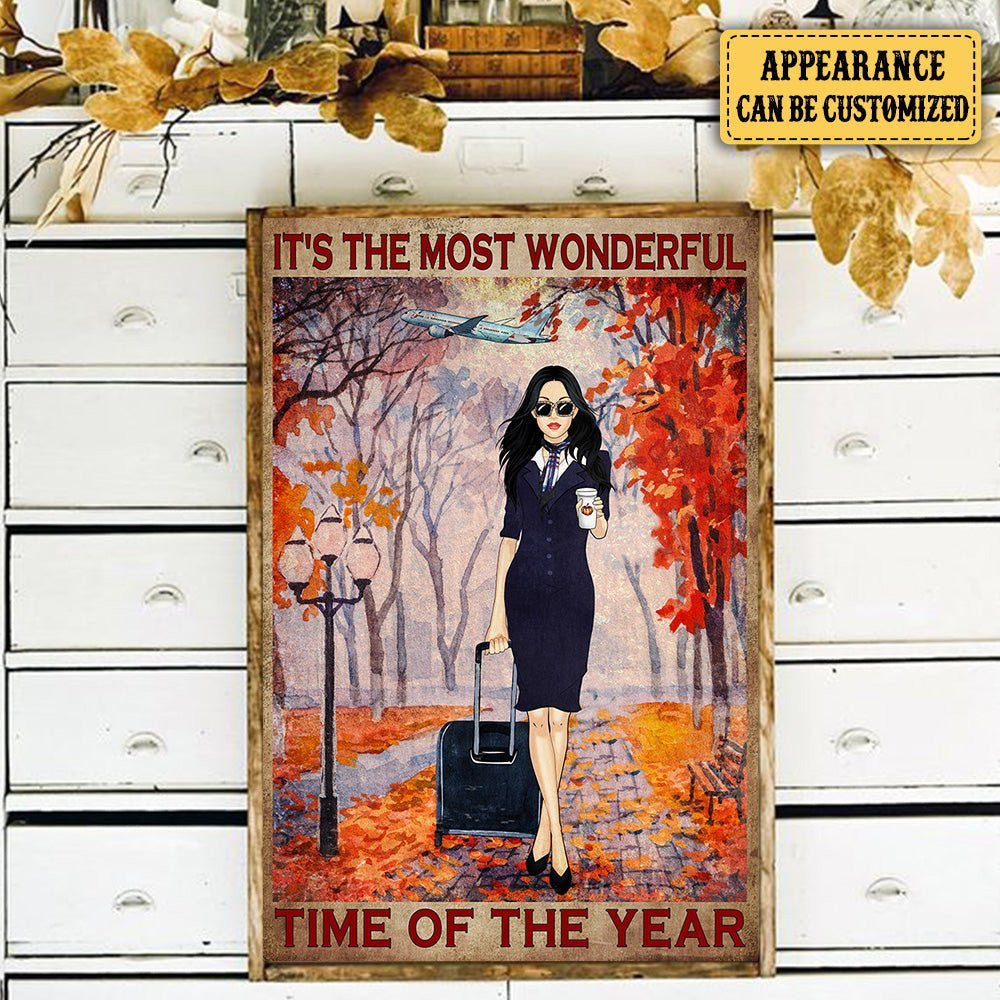 Personalized Flight Attendant It's The Most Wonderful Time Of The Year Posterwdwq eqw easdasd Personalized Flight Attendant It's The Most Wonderful Time Of The Year Posterewq wqe wqeaadk.