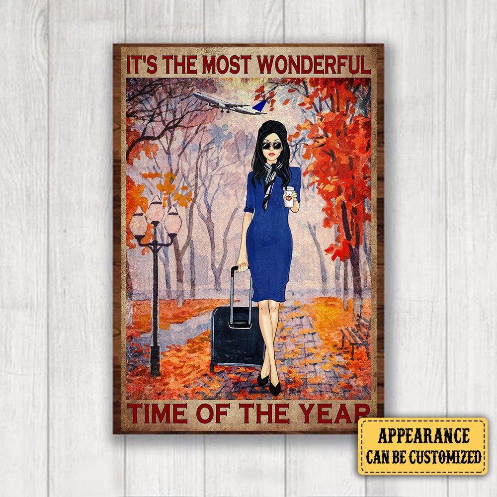 Personalized Flight Attendant It's The Most Wonderful Time Of The Year Posterwdwq eqw easdasd Personalized Flight Attendant It's The Most Wonderful Time Of The Year Posterewq wqe wqeaadk.
