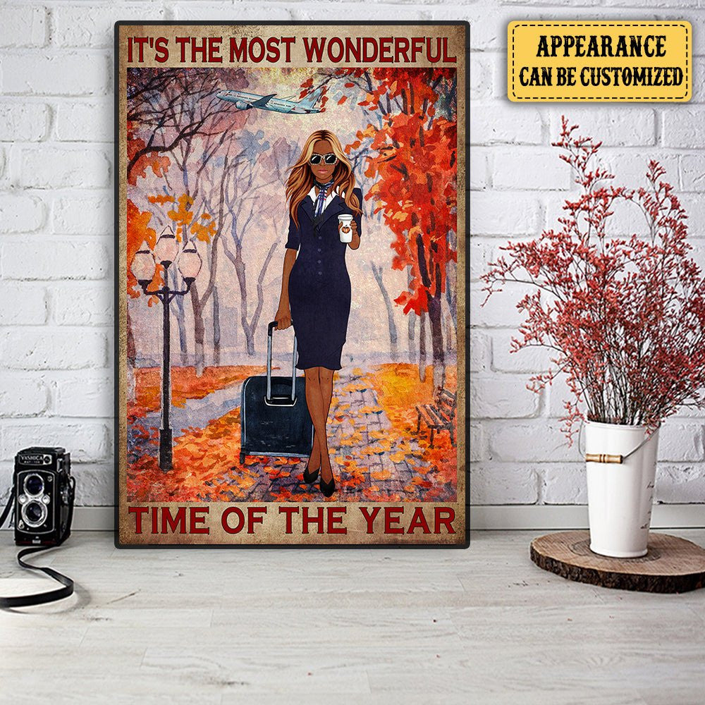Personalized Flight Attendant It's The Most Wonderful Time Of The Year Posterwdwq eqw easdasd Personalized Flight Attendant It's The Most Wonderful Time Of The Year Posterewq wqe wqeaadk.