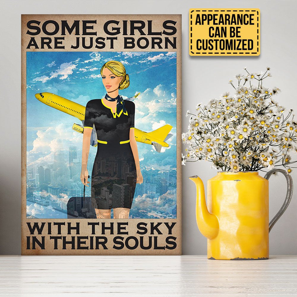 Personalized Flight Attendant Some Girls Are Just Born With The Sky In Their Souls Poster & Canvaswdwq eqw easdasd Personalized Flight Attendant Some Girls Are Just Born With The Sky In Their Souls Poster & Canvasewq wqe wqeaadk.