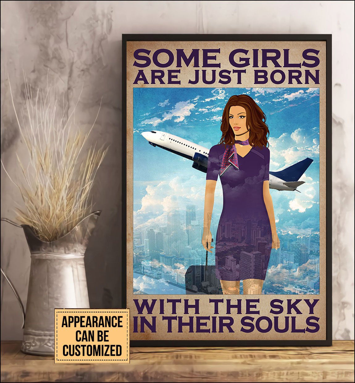 Personalized Flight Attendant Some Girls Are Just Born With The Sky In Their Souls Poster & Canvaswdwq eqw easdasd Personalized Flight Attendant Some Girls Are Just Born With The Sky In Their Souls Poster & Canvasewq wqe wqeaadk.
