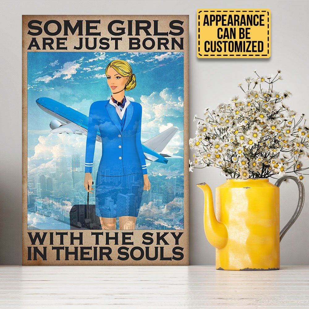 Personalized Flight Attendant Some Girls Are Just Born With The Sky In Their Souls Poster & Canvaswdwq eqw easdasd Personalized Flight Attendant Some Girls Are Just Born With The Sky In Their Souls Poster & Canvasewq wqe wqeaadk.