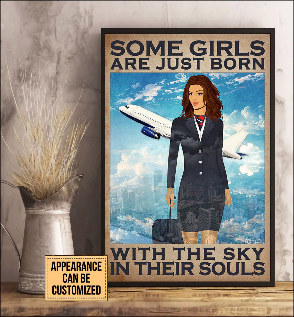 Personalized Flight Attendant Some Girls Are Just Born With The Sky In Their Souls Poster & Canvaswdwq eqw easdasd Personalized Flight Attendant Some Girls Are Just Born With The Sky In Their Souls Poster & Canvasewq wqe wqeaadk.