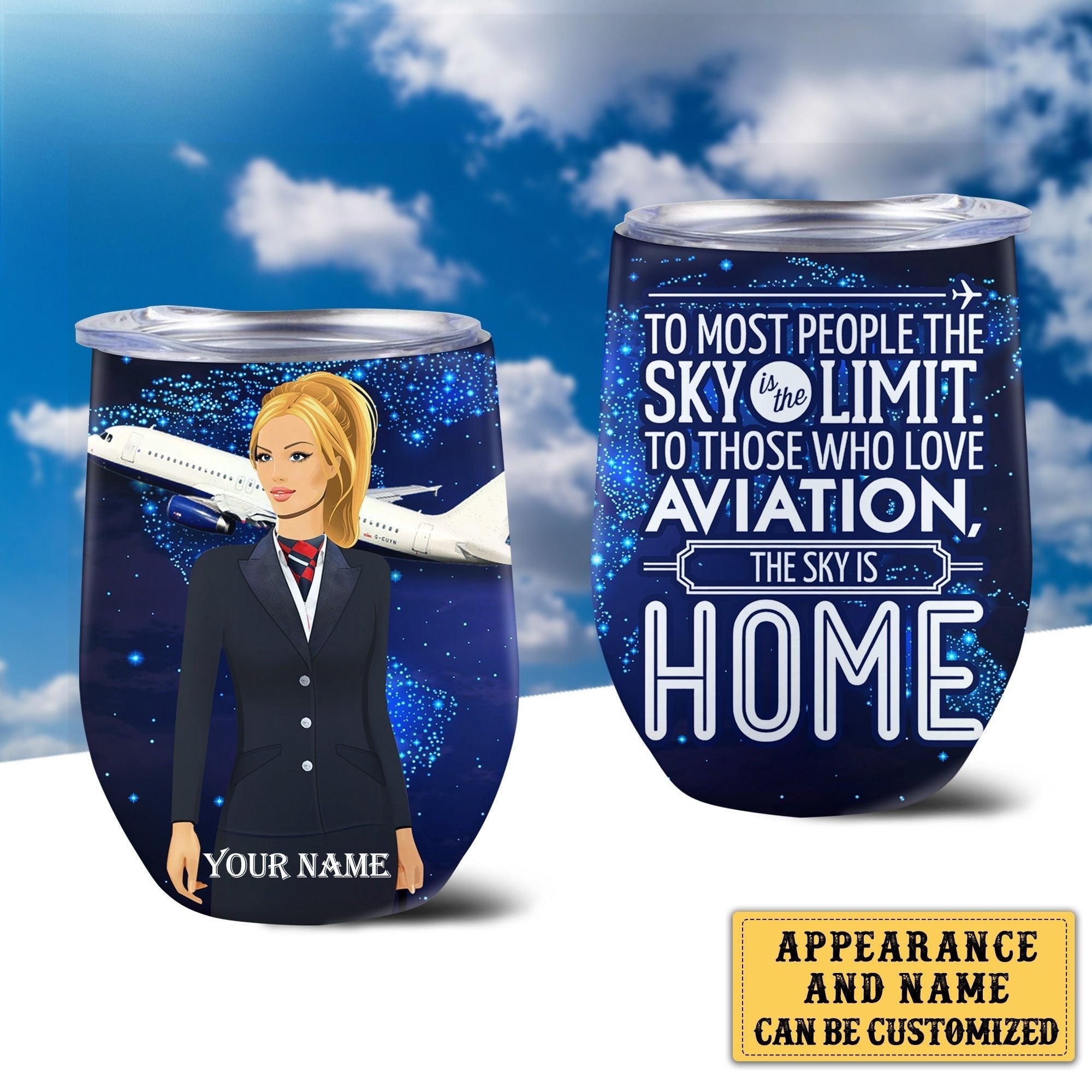 Personalized Flight Attendant The Sky Is Home Wine Tumblerwdwq eqw easdasd Personalized Flight Attendant The Sky Is Home Wine Tumblerewq wqe wqeaadk.