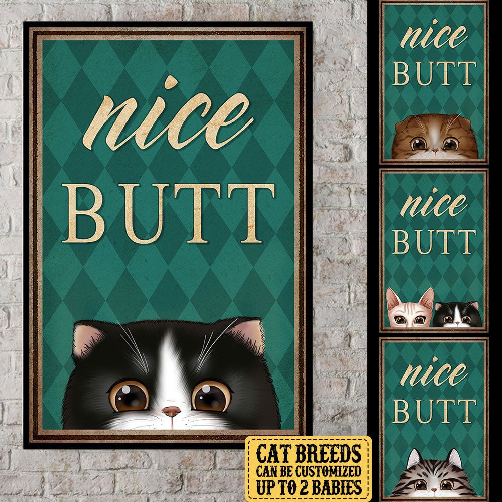 Personalized Funny Cat Bathroom Poster & Canvaswdwq eqw easdasd Personalized Funny Cat Bathroom Poster & Canvasewq wqe wqeaadk.