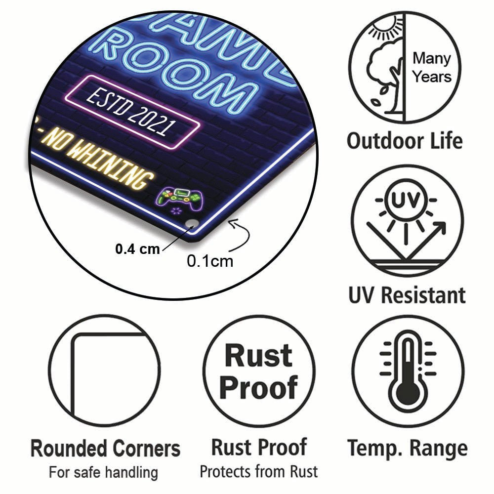 Personalized Game Room Metal Signwdwq eqw easdasd Personalized Game Room Metal Signewq wqe wqeaadk.
