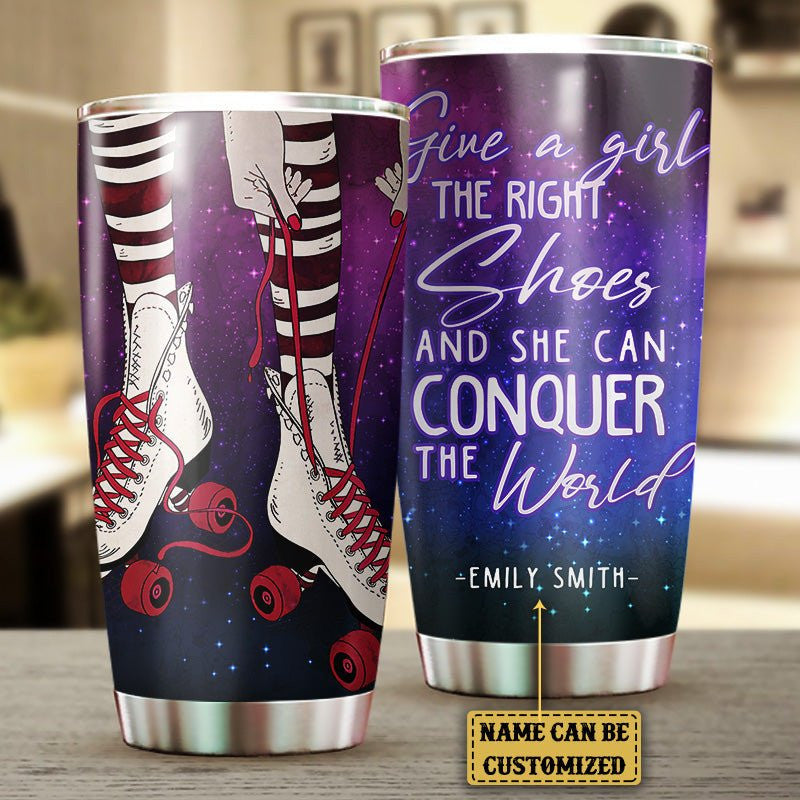 Personalized Give A Girl The Right Shoes And She Can Conquer The World Roller Skating Tumblerwdwq eqw easdasd Personalized Give A Girl The Right Shoes And She Can Conquer The World Roller Skating Tumblerewq wqe wqeaadk.