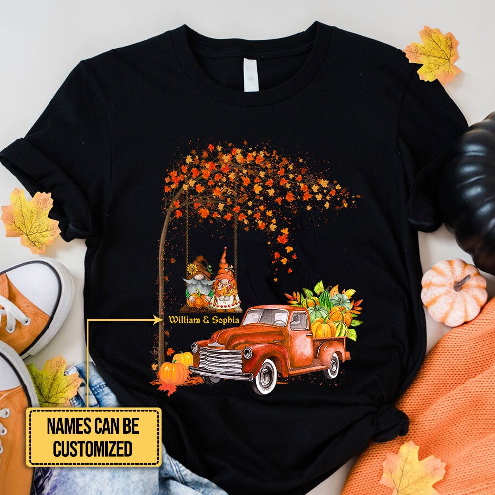 Personalized Gnomes Couple Love Truck Fall Shirtwdwq eqw easdasd Personalized Gnomes Couple Love Truck Fall Shirtewq wqe wqeaadk.