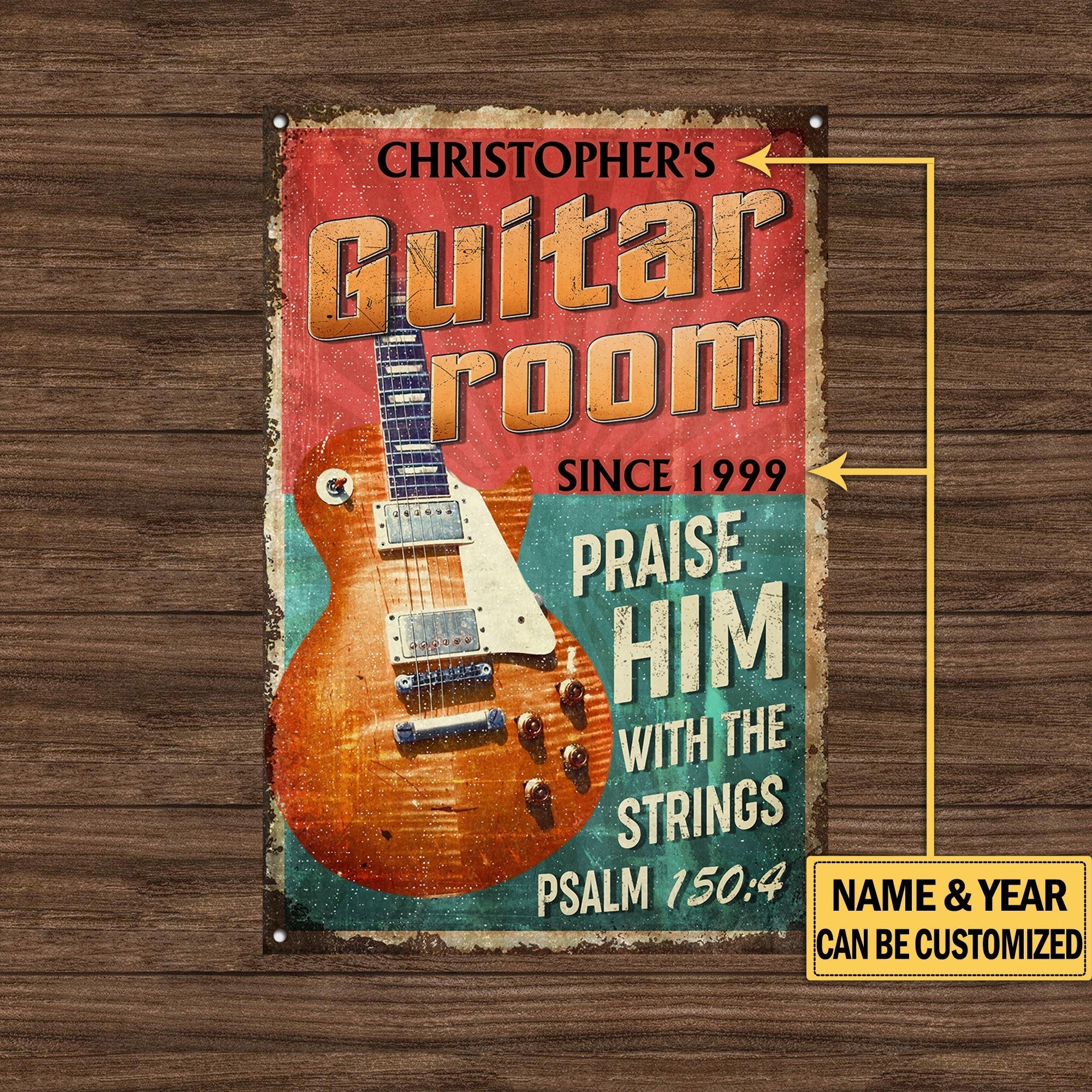 Personalized Guitar Room Praise Him With The Strings Metal Signwdwq eqw easdasd Personalized Guitar Room Praise Him With The Strings Metal Signewq wqe wqeaadk.