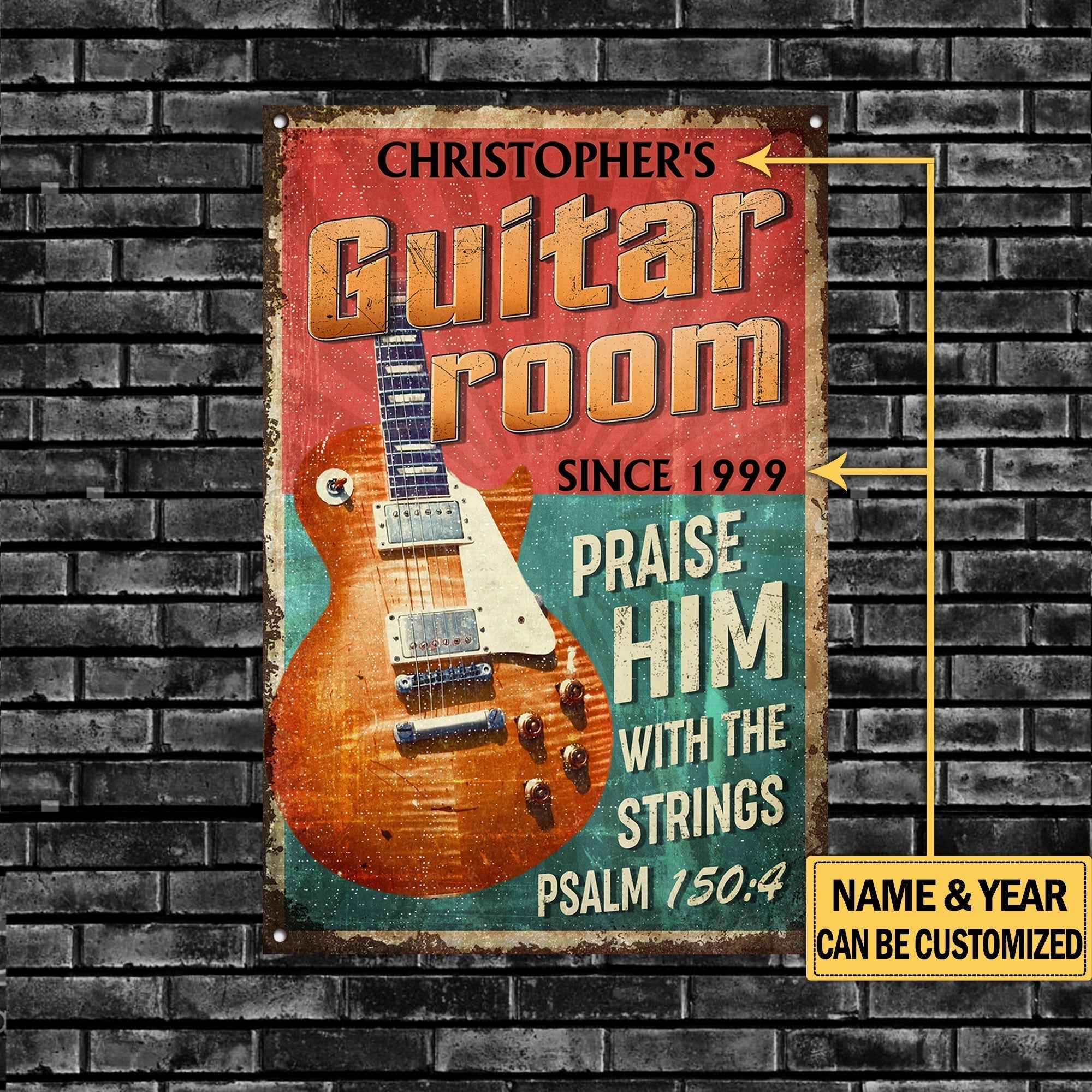 Personalized Guitar Room Praise Him With The Strings Metal Signwdwq eqw easdasd Personalized Guitar Room Praise Him With The Strings Metal Signewq wqe wqeaadk.