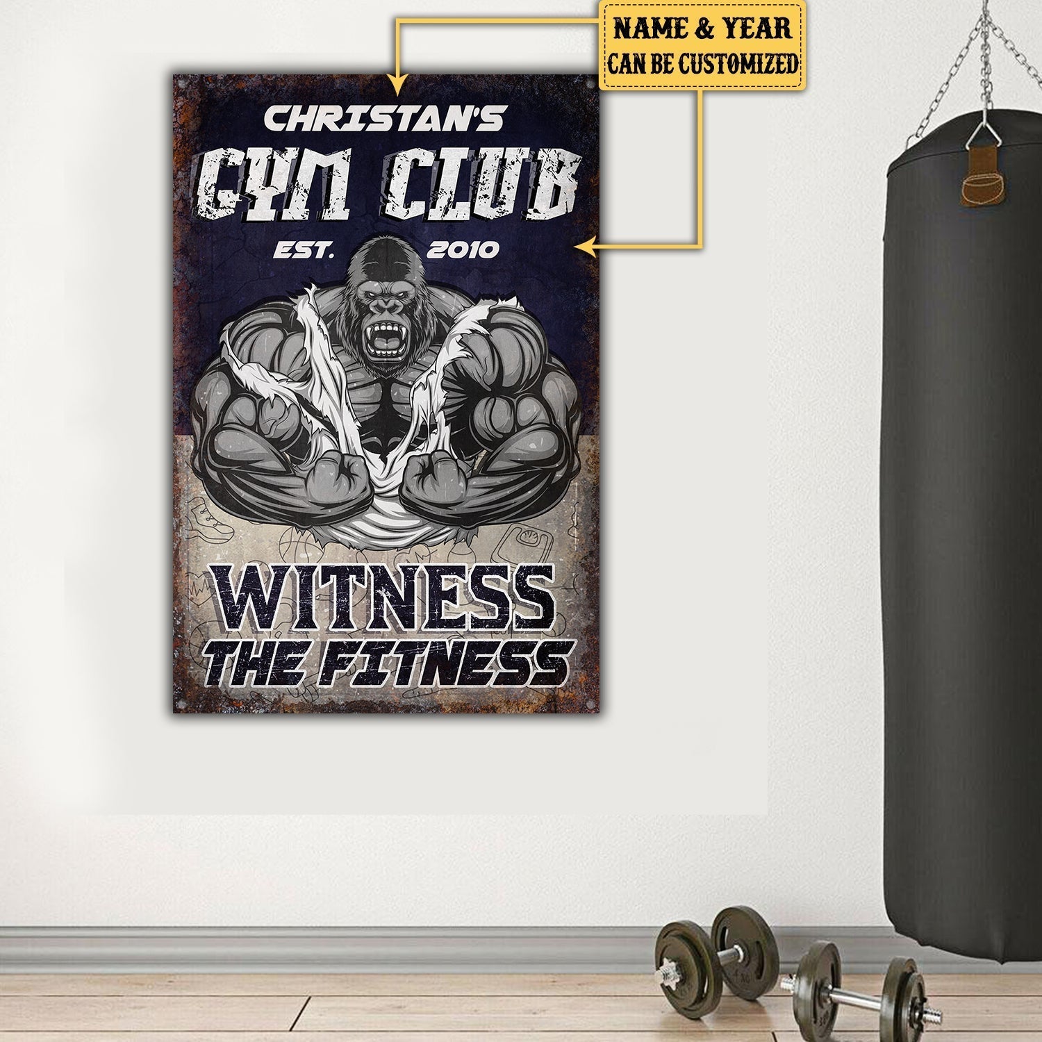 Personalized Gym Club Witness The Fitness Metal Signwdwq eqw easdasd Personalized Gym Club Witness The Fitness Metal Signewq wqe wqeaadk.
