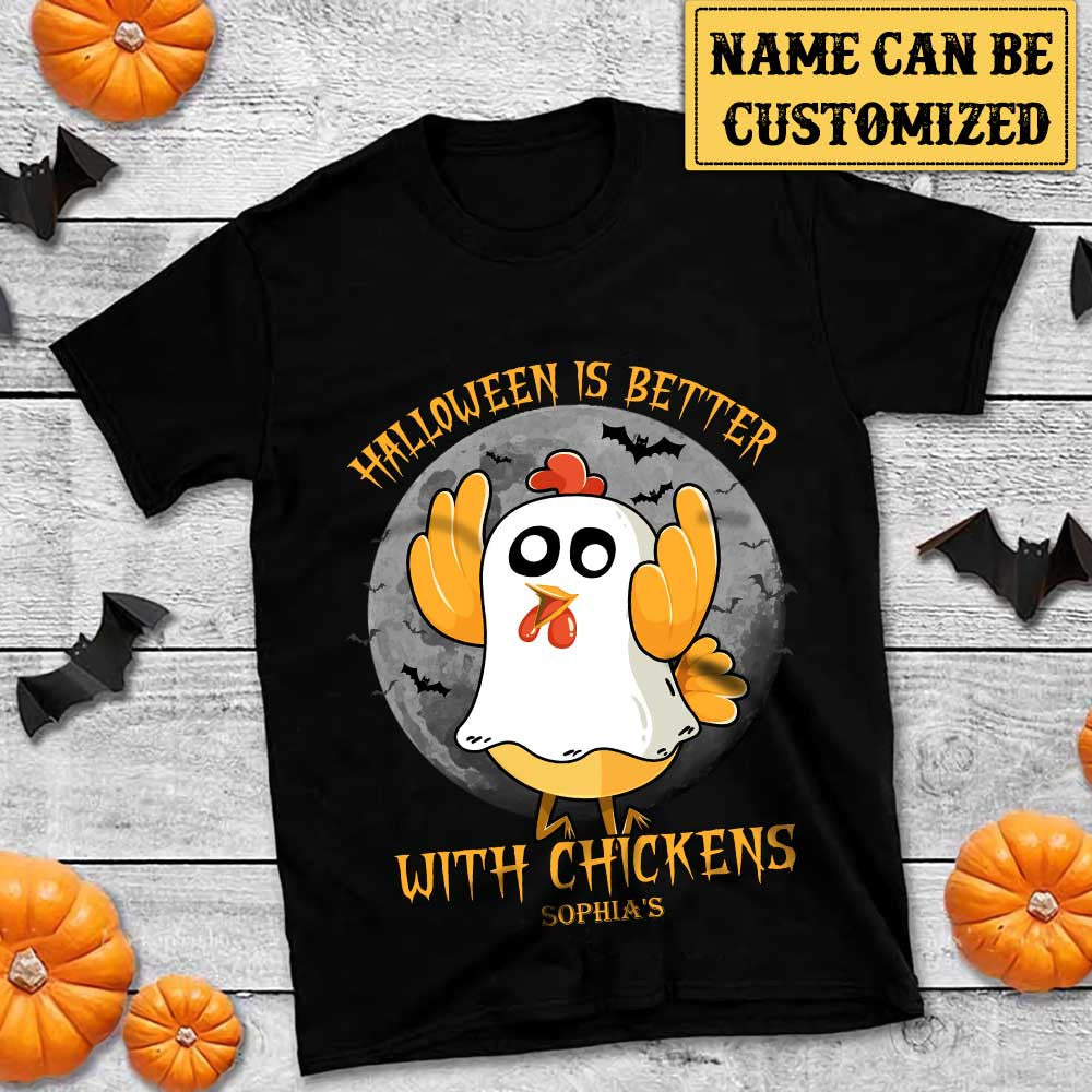 Personalized Halloween Is Better With Chickens Shirtwdwq eqw easdasd Personalized Halloween Is Better With Chickens Shirtewq wqe wqeaadk.