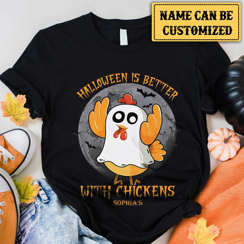 Personalized Halloween Is Better With Chickens Shirtwdwq eqw easdasd Personalized Halloween Is Better With Chickens Shirtewq wqe wqeaadk.