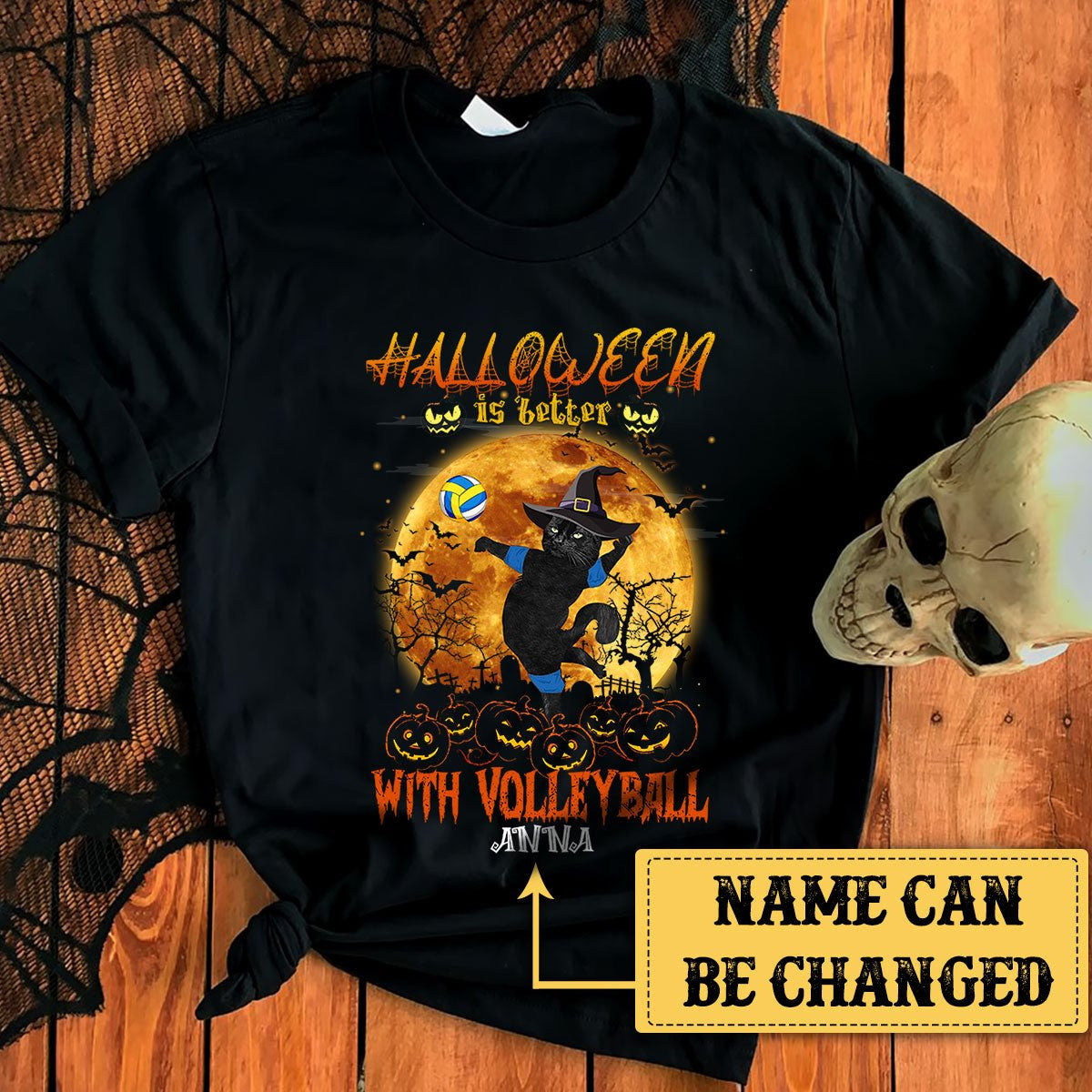 Personalized Halloween Is Better With Volleyball Cat Shirtwdwq eqw easdasd Personalized Halloween Is Better With Volleyball Cat Shirtewq wqe wqeaadk.