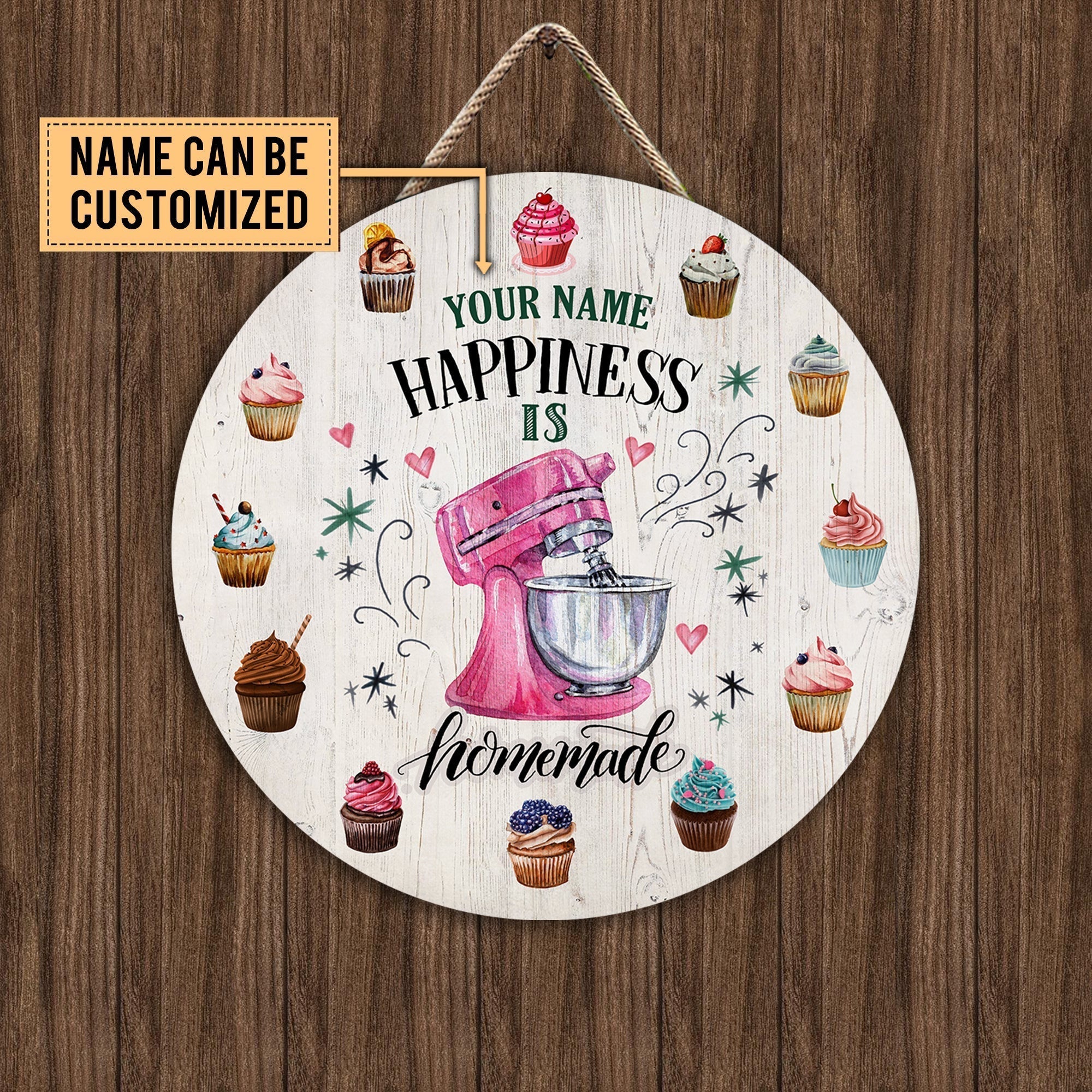 Personalized Happiness Is Homemake Baking Wood Round Signwdwq eqw easdasd Personalized Happiness Is Homemake Baking Wood Round Signewq wqe wqeaadk.