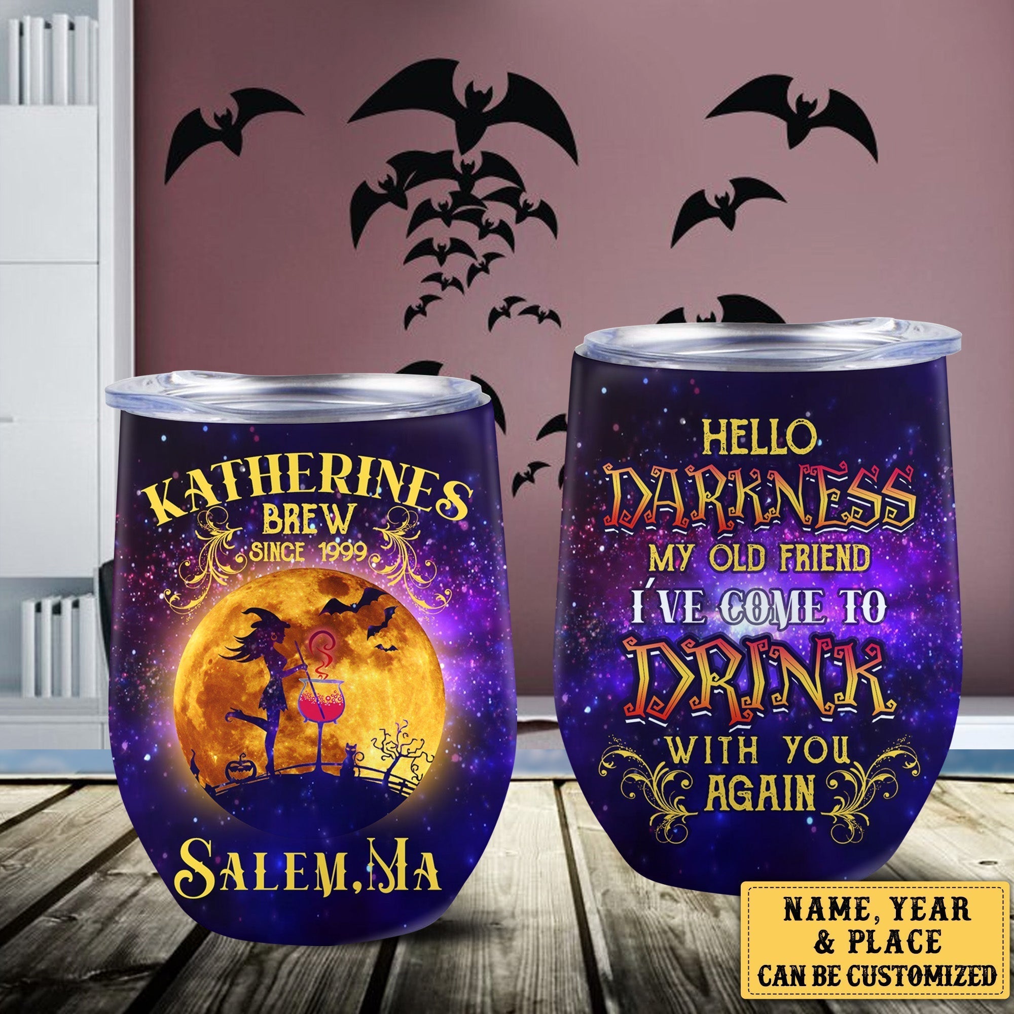 Personalized Hello Darkness My Old Friends I've Come To Drink With You Again Halloween Wine Tumblerwdwq eqw easdasd Personalized Hello Darkness My Old Friends I've Come To Drink With You Again Halloween Wine Tumblerewq wqe wqeaadk.