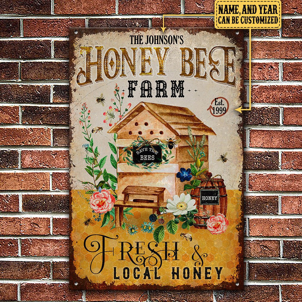 Personalized Honey Bee Farm Fresh Local Honey Metal Signwdwq eqw easdasd Personalized Honey Bee Farm Fresh Local Honey Metal Signewq wqe wqeaadk.