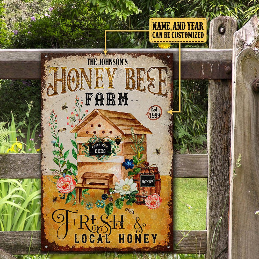 Personalized Honey Bee Farm Fresh Local Honey Metal Signwdwq eqw easdasd Personalized Honey Bee Farm Fresh Local Honey Metal Signewq wqe wqeaadk.
