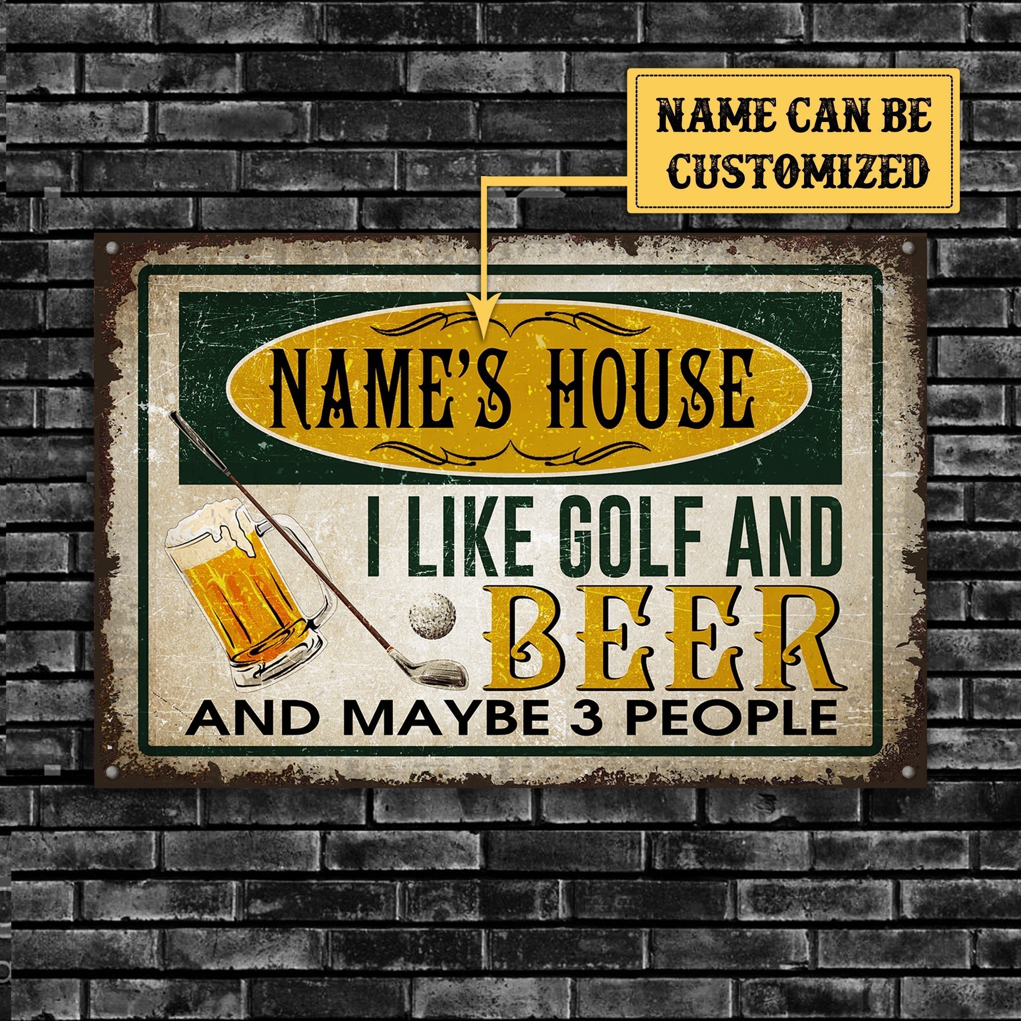 Personalized House I Like Golf And Beer And Maybe 3 People Metal Signwdwq eqw easdasd Personalized House I Like Golf And Beer And Maybe 3 People Metal Signewq wqe wqeaadk.