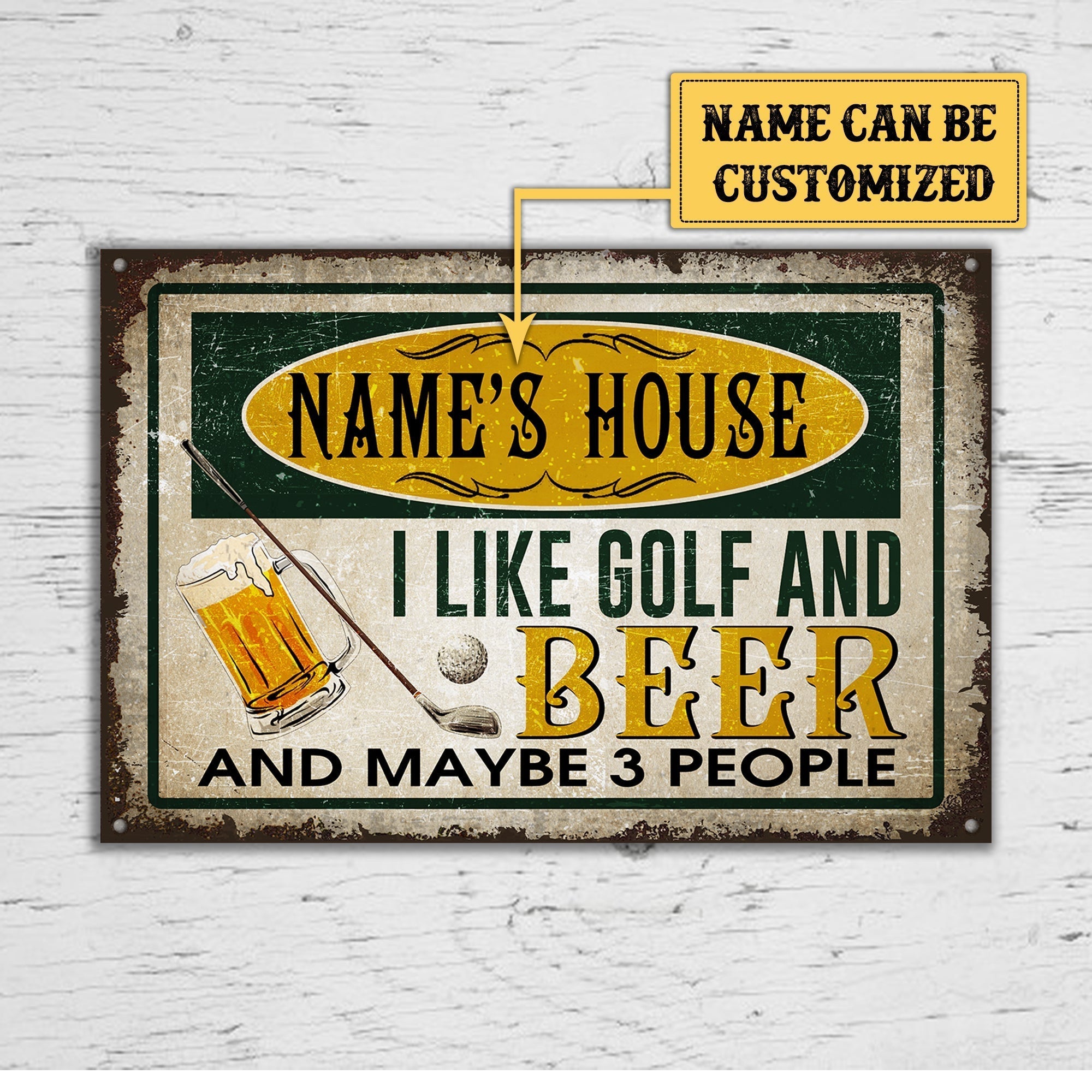Personalized House I Like Golf And Beer And Maybe 3 People Metal Signwdwq eqw easdasd Personalized House I Like Golf And Beer And Maybe 3 People Metal Signewq wqe wqeaadk.