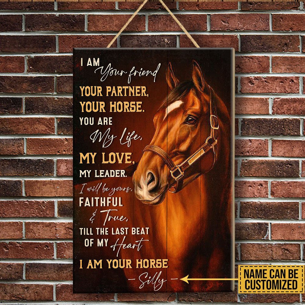 Personalized I Am Your Friend Your Partner Your Horse Pallet Wood Rectangle Signwdwq eqw easdasd Personalized I Am Your Friend Your Partner Your Horse Pallet Wood Rectangle Signewq wqe wqeaadk.