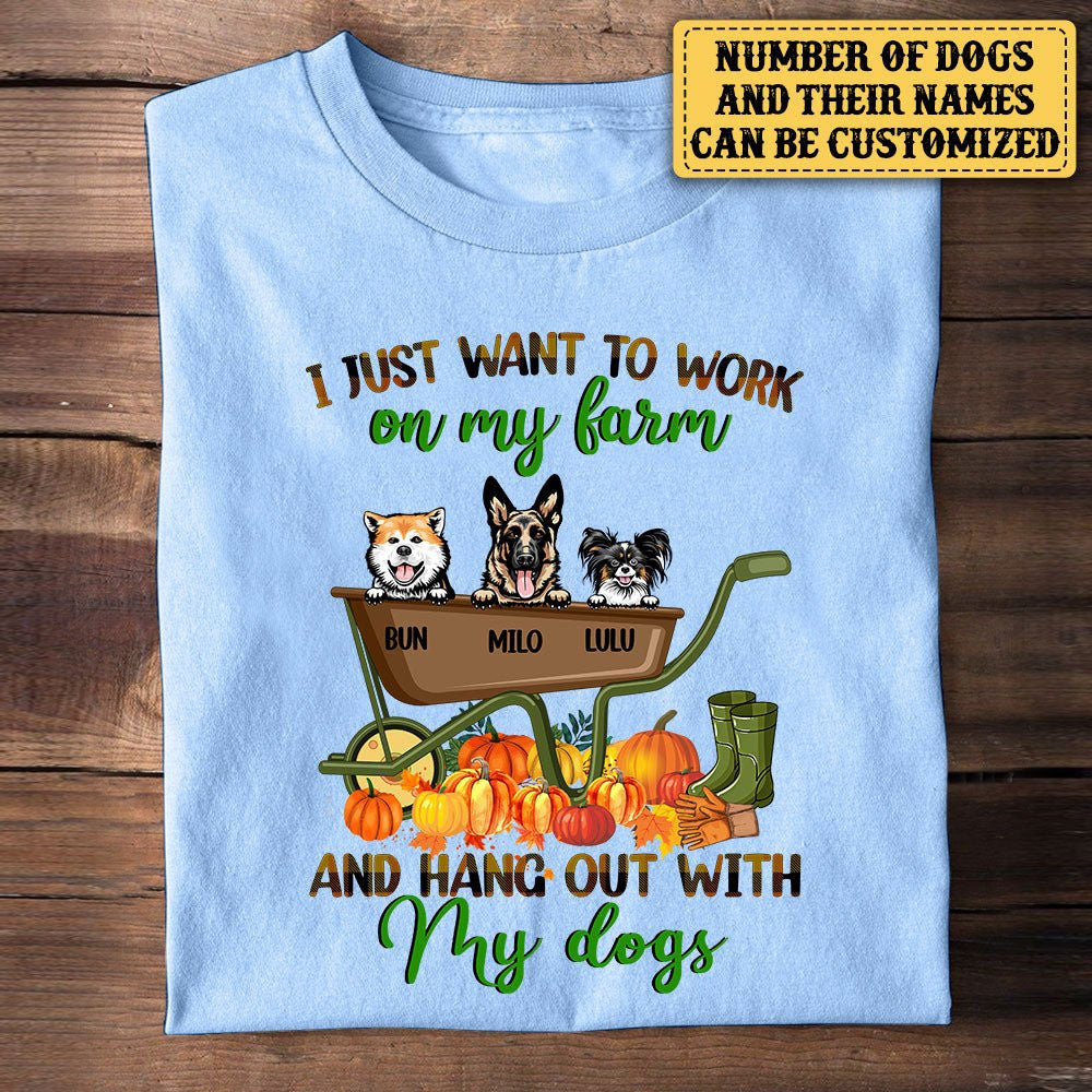 Personalized I Just Want To Work On My Farm And Hang Out With My Dogs Shirtwdwq eqw easdasd Personalized I Just Want To Work On My Farm And Hang Out With My Dogs Shirtewq wqe wqeaadk.