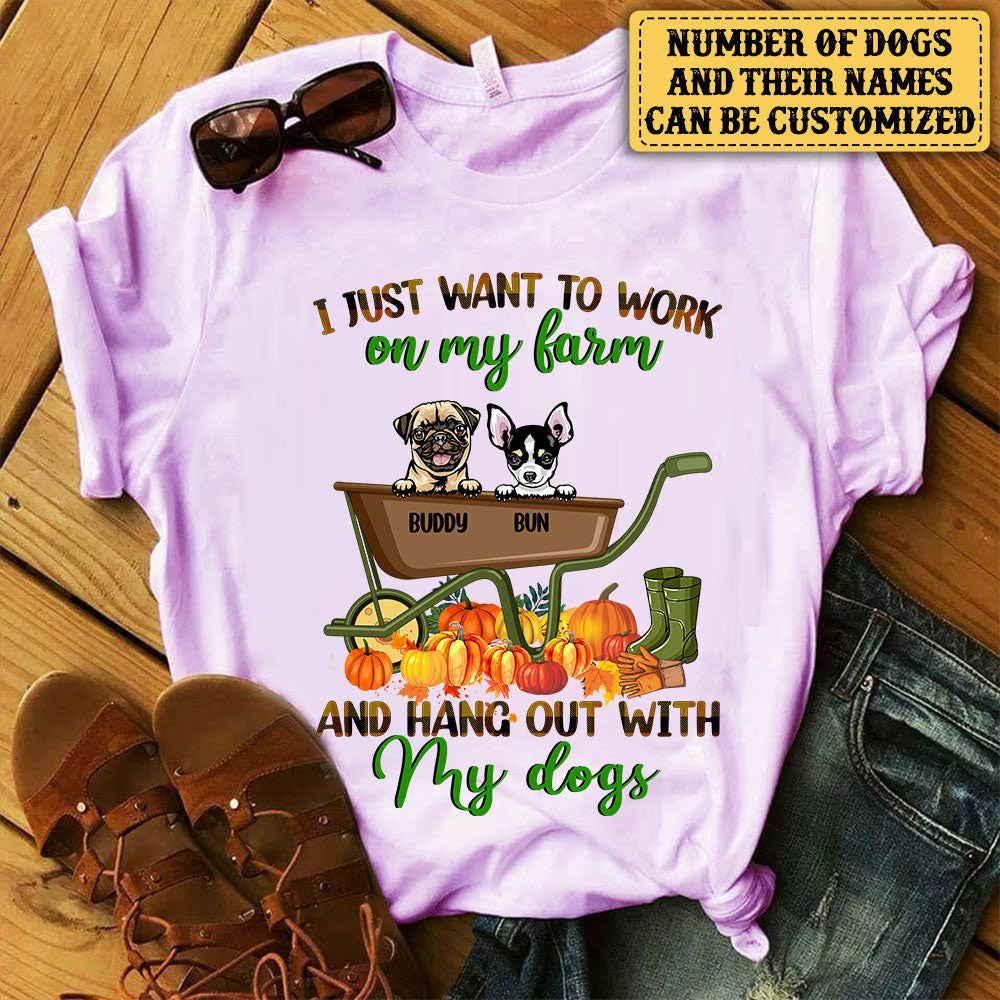 Personalized I Just Want To Work On My Farm And Hang Out With My Dogs Shirtwdwq eqw easdasd Personalized I Just Want To Work On My Farm And Hang Out With My Dogs Shirtewq wqe wqeaadk.