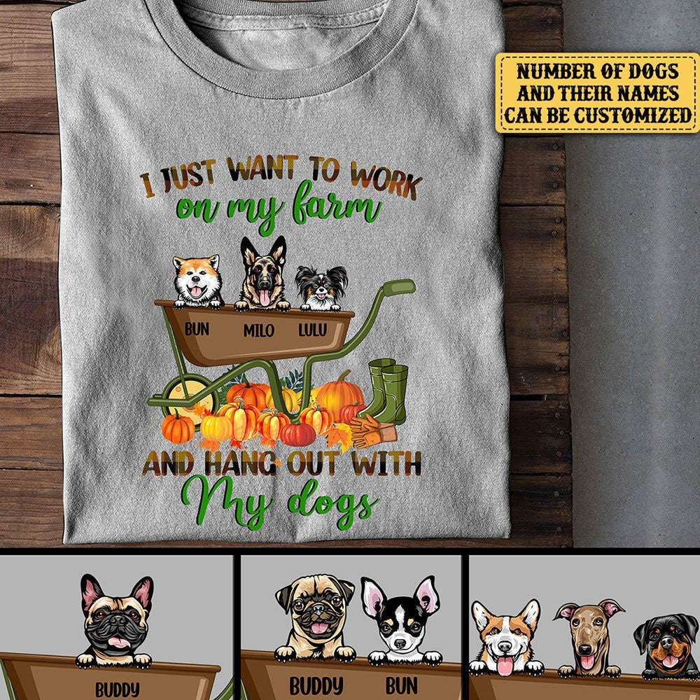 Personalized I Just Want To Work On My Farm And Hang Out With My Dogs Shirtwdwq eqw easdasd Personalized I Just Want To Work On My Farm And Hang Out With My Dogs Shirtewq wqe wqeaadk.