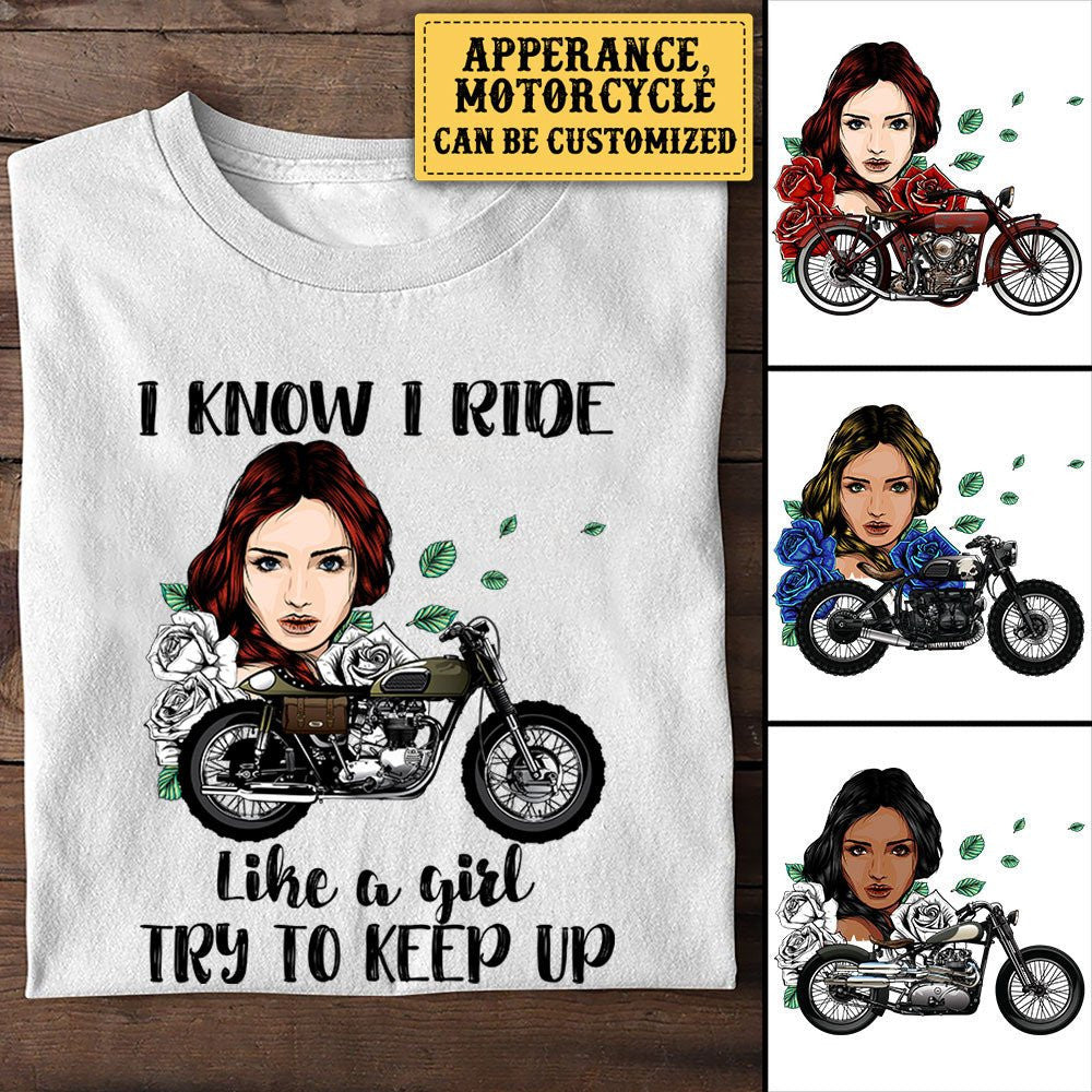 Personalized I Know I Ride Like A Girl Try To Keep Up Motorcycle Shirtwdwq eqw easdasd Personalized I Know I Ride Like A Girl Try To Keep Up Motorcycle Shirtewq wqe wqeaadk.