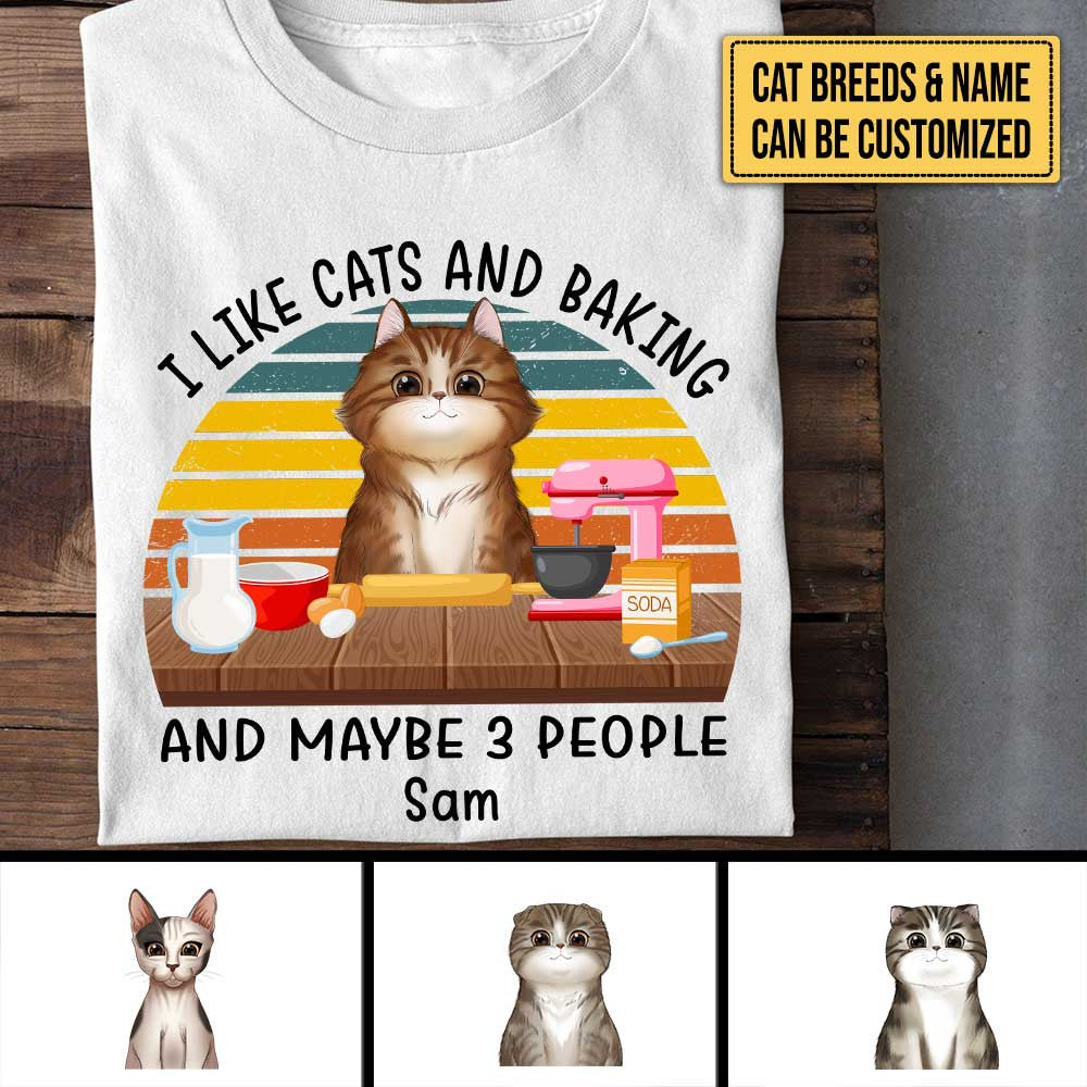 Personalized I Like Cats And Baking And Maybe 3 People Shirtwdwq eqw easdasd Personalized I Like Cats And Baking And Maybe 3 People Shirtewq wqe wqeaadk.
