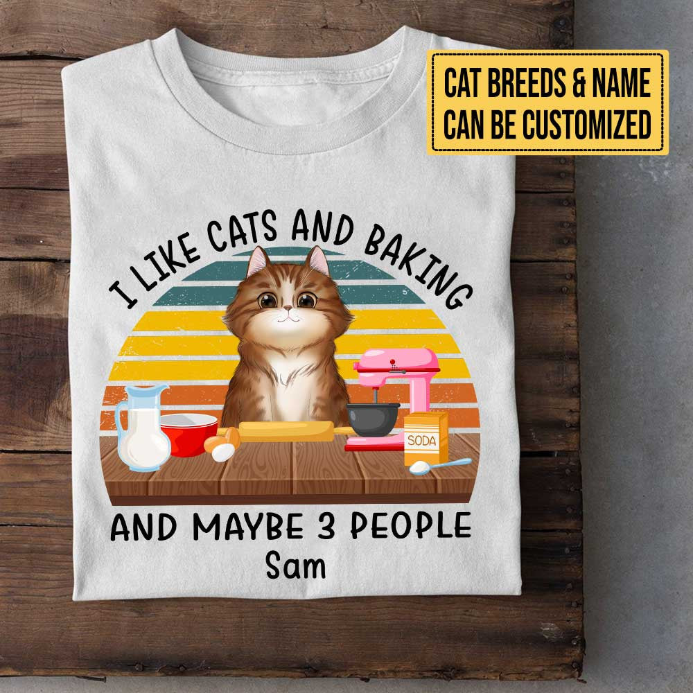 Personalized I Like Cats And Baking And Maybe 3 People Shirtwdwq eqw easdasd Personalized I Like Cats And Baking And Maybe 3 People Shirtewq wqe wqeaadk.