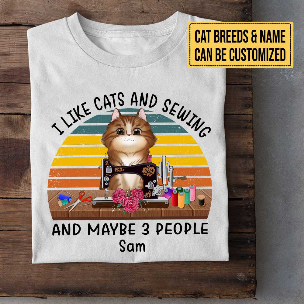 Personalized I Like Cats And Sewing And Maybe 3 People Shirtwdwq eqw easdasd Personalized I Like Cats And Sewing And Maybe 3 People Shirtewq wqe wqeaadk.