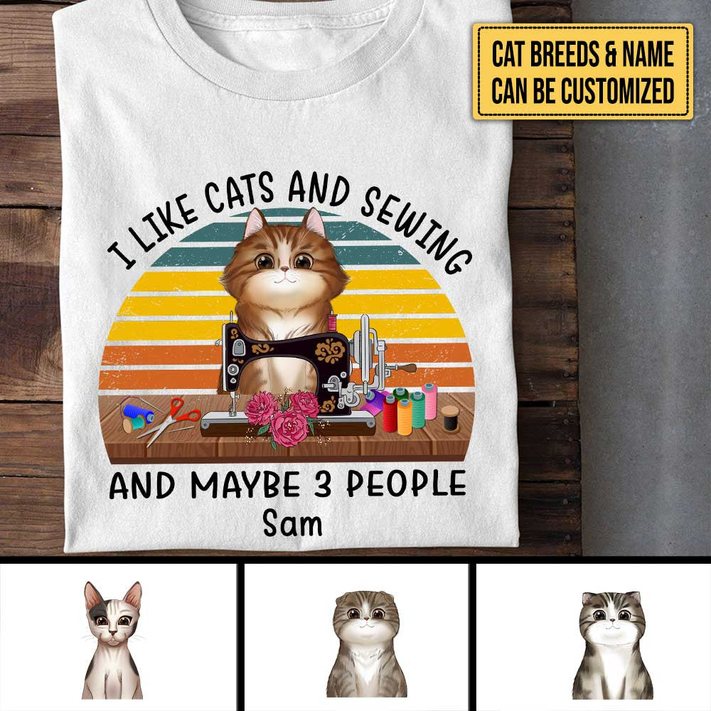 Personalized I Like Cats And Sewing And Maybe 3 People Shirtwdwq eqw easdasd Personalized I Like Cats And Sewing And Maybe 3 People Shirtewq wqe wqeaadk.