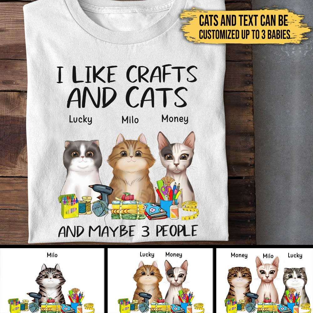 Personalized I Like Crafts And Cats Shirtwdwq eqw easdasd Personalized I Like Crafts And Cats Shirtewq wqe wqeaadk.