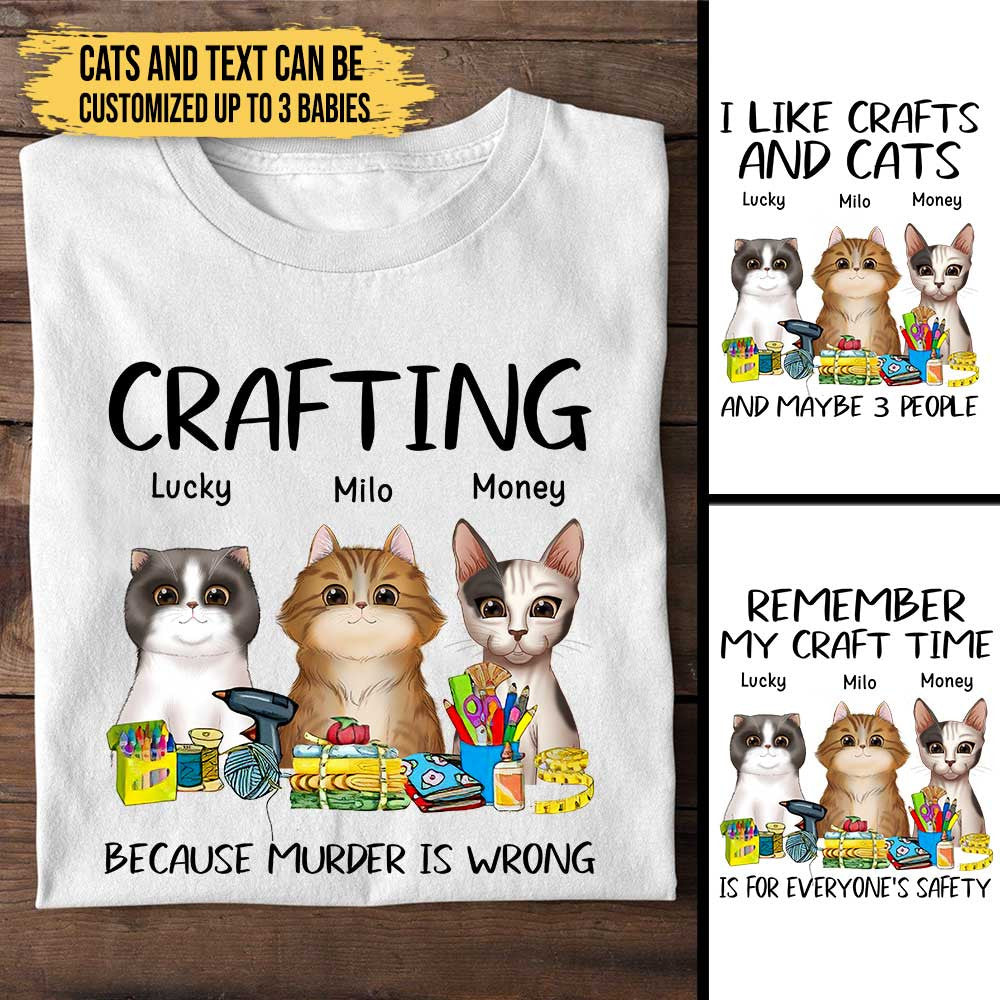 Personalized I Like Crafts And Cats Shirtwdwq eqw easdasd Personalized I Like Crafts And Cats Shirtewq wqe wqeaadk.