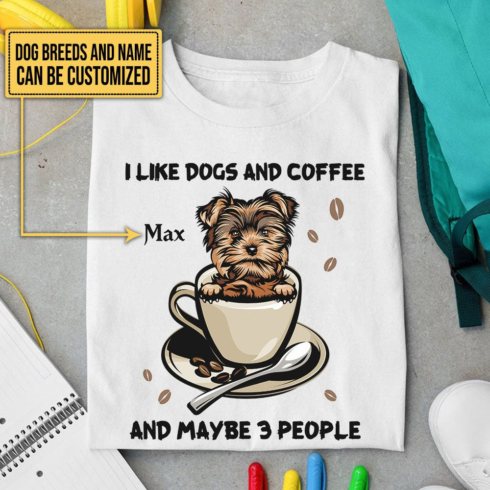 Personalized I Like Dogs And Coffee And Maybe 3 People Shirtwdwq eqw easdasd Personalized I Like Dogs And Coffee And Maybe 3 People Shirtewq wqe wqeaadk.