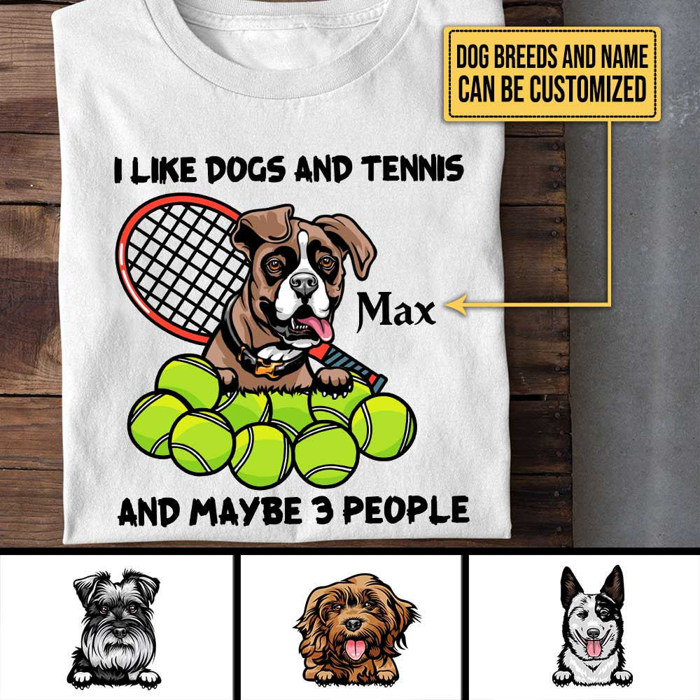 Personalized I Like Dogs And Tennis And Maybe 3 People Shirtwdwq eqw easdasd Personalized I Like Dogs And Tennis And Maybe 3 People Shirtewq wqe wqeaadk.