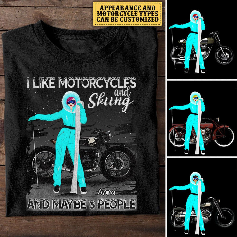 Personalized I Like Motorcycles And Skiing And Maybe 3 People Shirtwdwq eqw easdasd Personalized I Like Motorcycles And Skiing And Maybe 3 People Shirtewq wqe wqeaadk.