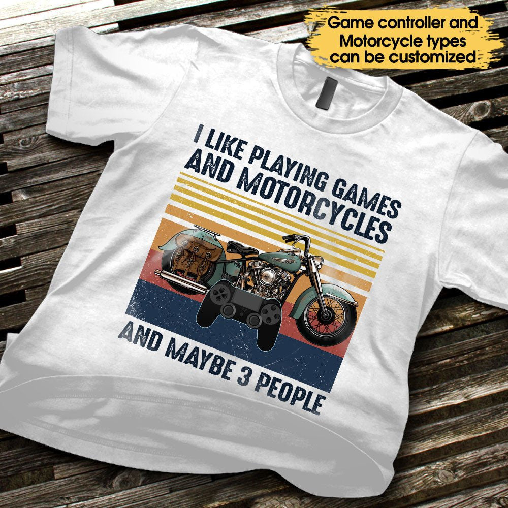 Personalized I Like Playing Games And Motorcycles Shirtwdwq eqw easdasd Personalized I Like Playing Games And Motorcycles Shirtewq wqe wqeaadk.