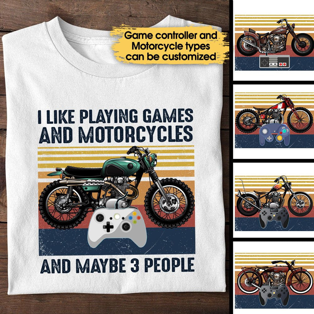 Personalized I Like Playing Games And Motorcycles Shirtwdwq eqw easdasd Personalized I Like Playing Games And Motorcycles Shirtewq wqe wqeaadk.