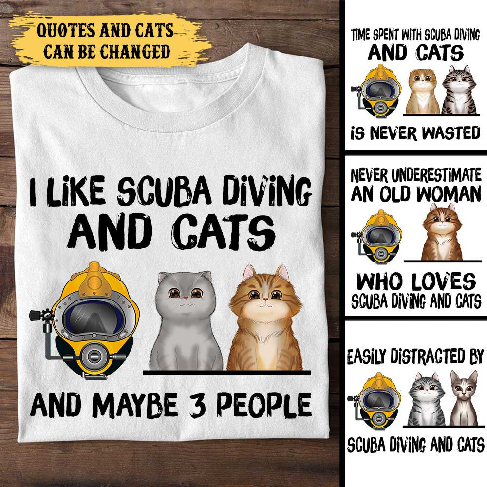 Personalized I Like Scuba Diving And Cats Shirtwdwq eqw easdasd Personalized I Like Scuba Diving And Cats Shirtewq wqe wqeaadk.