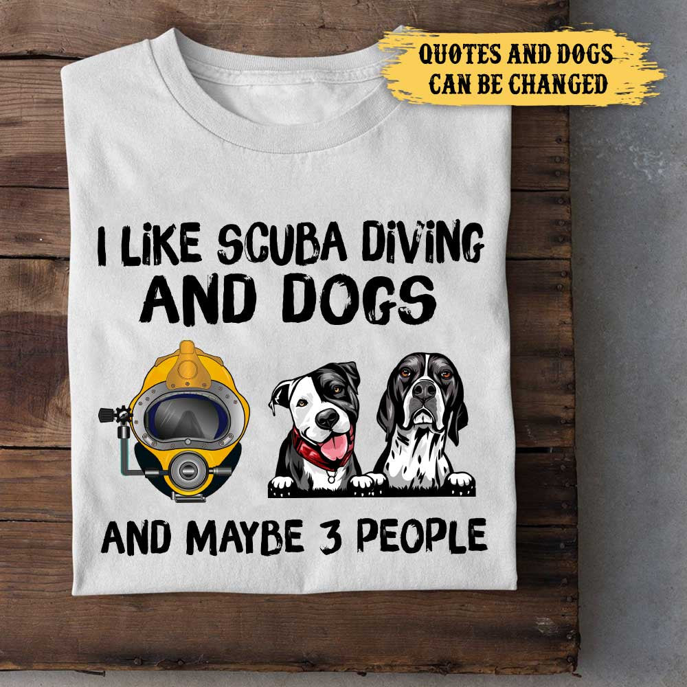 Personalized I Like Scuba Diving And Dogs Shirtwdwq eqw easdasd Personalized I Like Scuba Diving And Dogs Shirtewq wqe wqeaadk.