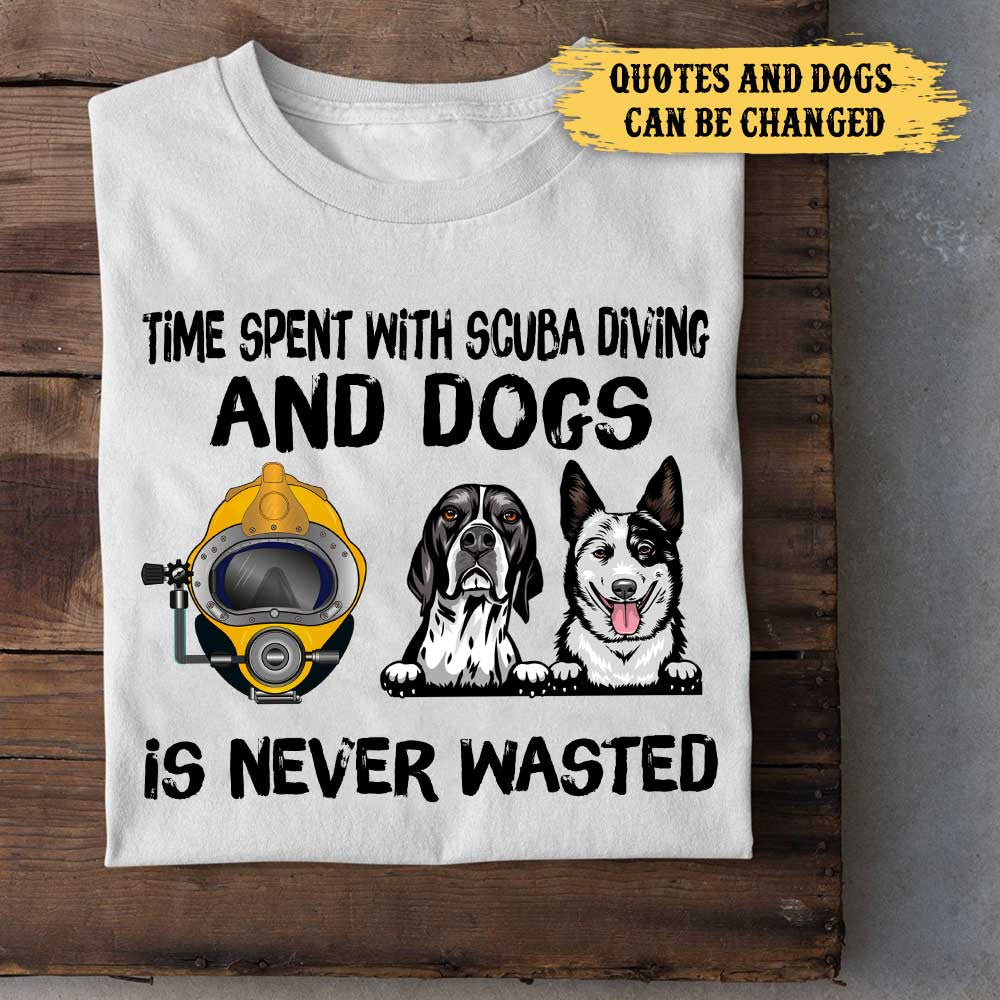 Personalized I Like Scuba Diving And Dogs Shirtwdwq eqw easdasd Personalized I Like Scuba Diving And Dogs Shirtewq wqe wqeaadk.