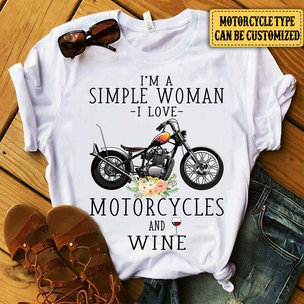 Personalized I'm A Simple Woman I Love Motorcycles And Wine Shirtwdwq eqw easdasd Personalized I'm A Simple Woman I Love Motorcycles And Wine Shirtewq wqe wqeaadk.