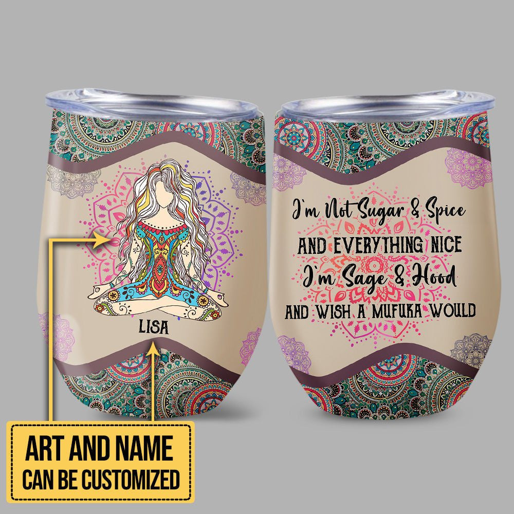 Personalized I'm Sage And Hood Yoga Wine Tumblerwdwq eqw easdasd Personalized I'm Sage And Hood Yoga Wine Tumblerewq wqe wqeaadk.
